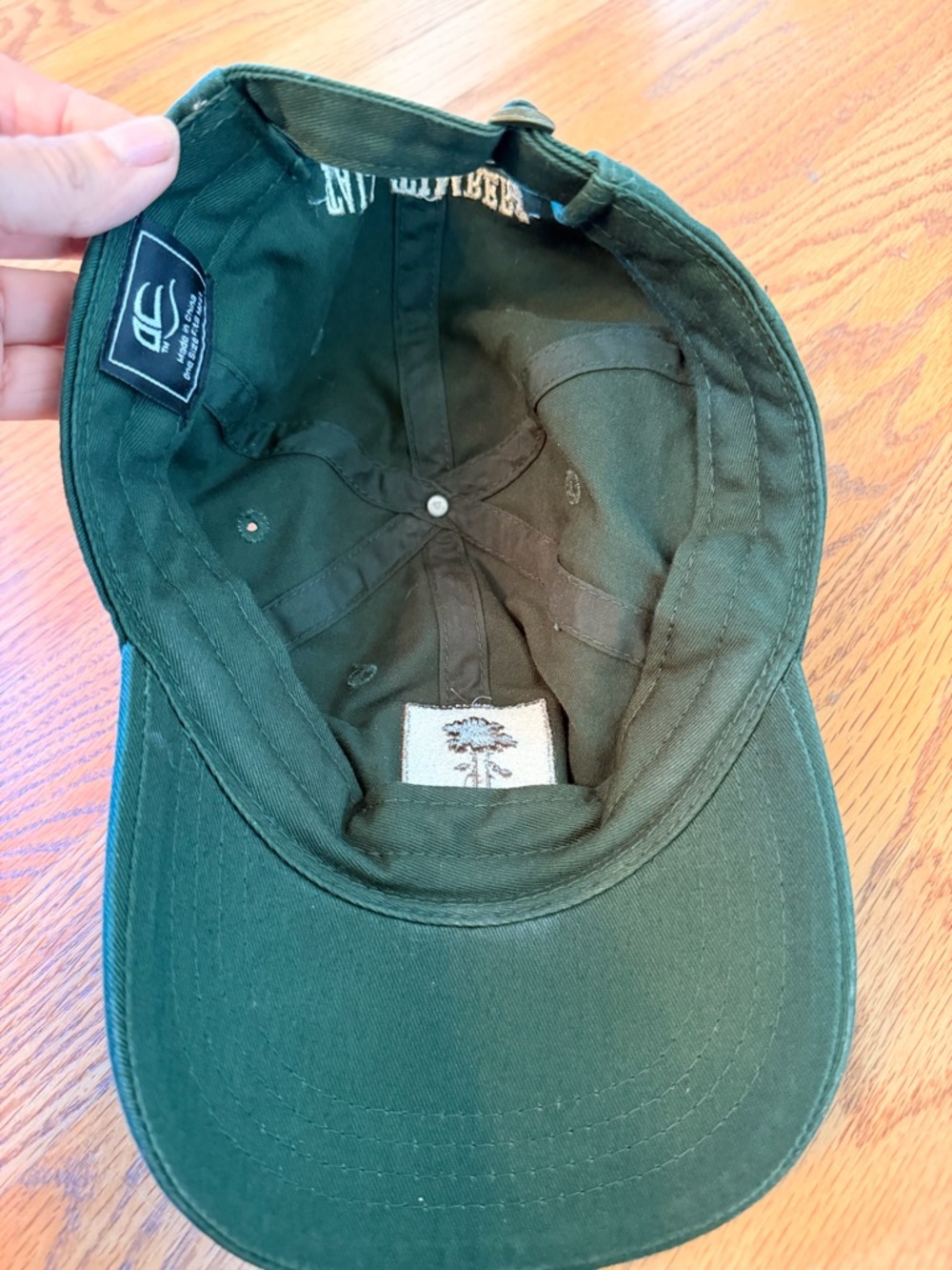 Tall Timbers Embroidered Patch Baseball Cap - Green, The Albany Quail Project - Picture 6 of 8